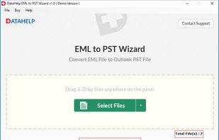 DataHelp Software EML to PST Wizard screenshot 3