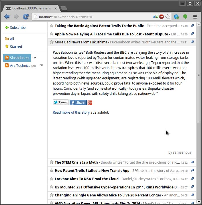 Microreader Alternatives: 25+ RSS & News Readers | AlternativeTo