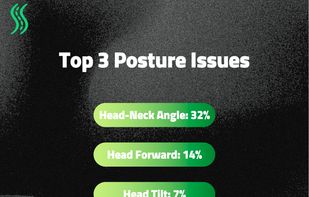 Top 3 posture issues SitSense found.