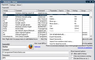 Executor screenshot 1