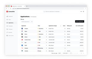 Application list