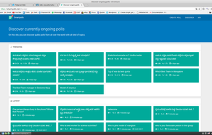 Discover other polls, that are trending, popular or very new.