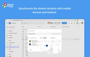 Shared Contacts for Gmail® screenshot 1