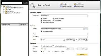 Search Screen
