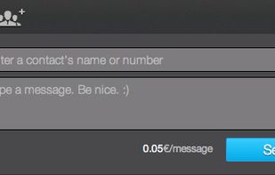 vox.io Text Messaging (SMS) functionality