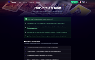 Tarotia - Preguntas