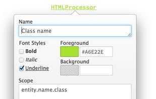 tmTheme-Editor screenshot 2