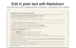 SpringNotes screenshot 1