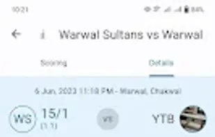 CricM - Live Cricket Scoring screenshot 2