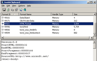 InsideClipboard screenshot 1