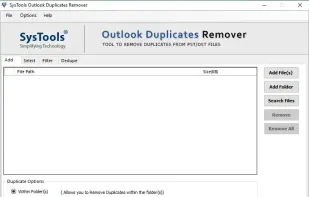 Outlook duplicate remover