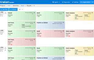 Kraken CI screenshot 1