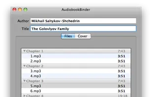 AudioBookBinder screenshot 1