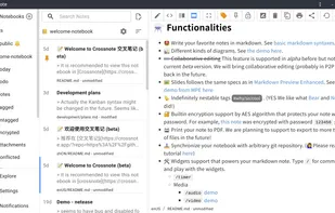 Crossnote screenshot 1