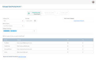 Linkio.com screenshot 1