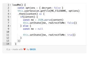 DECS screenshot 1
