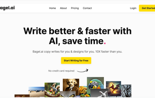 Bagel.ai home page