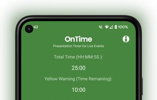 OnTime - Presentation timer screenshot 1