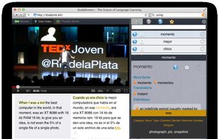 Video Viewer with Word Lookup