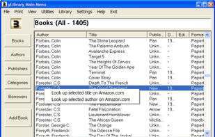 BookDB screenshot 1