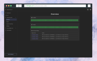 Website health monitoring