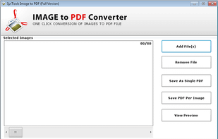 Open Image to PDF convert tool from the start menu. 