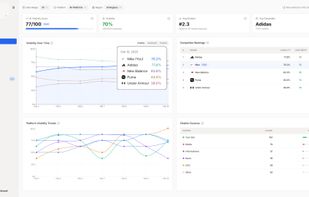Monitor your brand's AI visibility score, track trends over time, and see which platforms mention you most. All metrics updated daily.