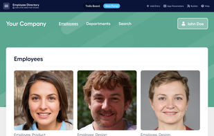 Hipporello Apps Web Portal Page