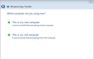 Windows Easy Transfer screenshot 2