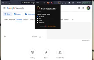 Dark Mode Enabler screenshot 1