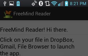 Freemind Reader screenshot 1