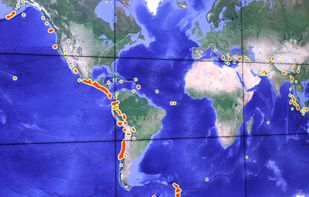 Interactive Maps on Video Walls by Lygos