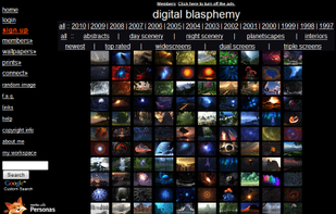 Digital Blasphemy screenshot 1