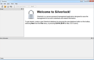 Silverlock main window on Windows 7
