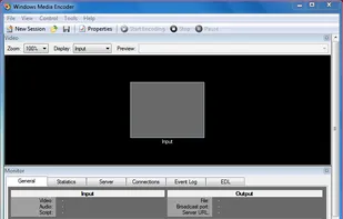 Windows Media Encoder screenshot 1