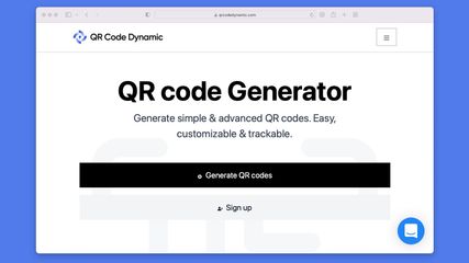 QR Code Dynamic is an easy QR code generator.