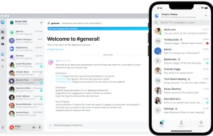 VoceChat. Embed iframe under your site.
