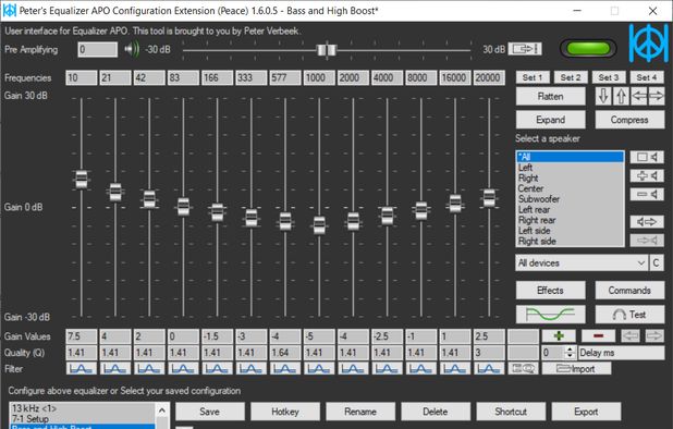 Peace Equalizer: User Interface for Equalizer APO on Windows PC from ...