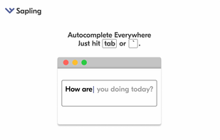 Autocomplete feature.