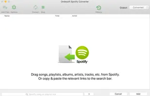 Ondesoft Spotify Converter screenshot 1