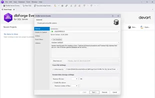 dbForge Event Profiler for SQL Server screenshot 3