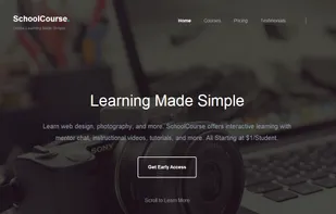 SchoolCourse Homepage