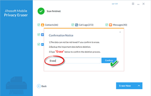 Jihosoft Mobile Privacy Eraser screenshot 2