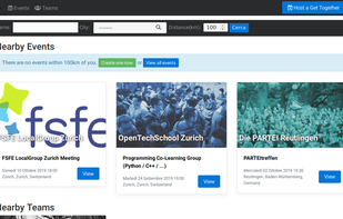 Home page screenshot