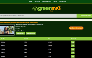 Green MP3 screenshot 2