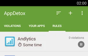 AppDetox screenshot 1
