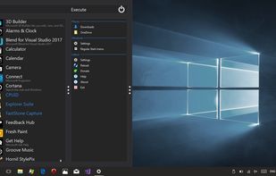 Labrys Start Menu running on WIndows 10