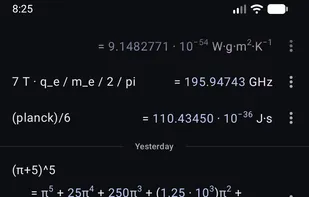 Qalculate! for Android screenshot 1