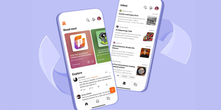 Substack revamps mobile app, shifting from newsletter model to social media format image