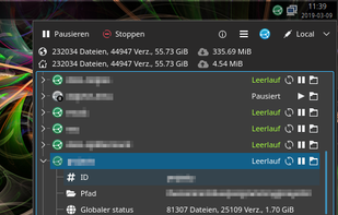 Syncthing Tray screenshot 1